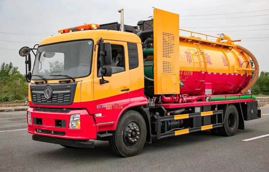 天錦15方帶副發(fā)清洗吸污車